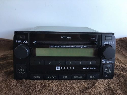 06 07 08 09 toyota 4runner jbl synthesis radio stereo 6 disc changer cd player