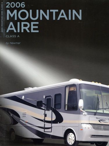 2006 newmar mountain aire rv/motorhome brochure