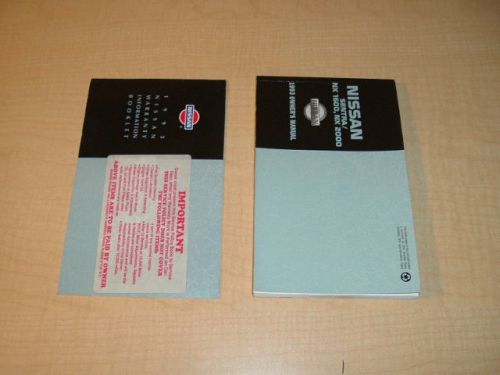 1993 original nissan sentra / nx 2000 1600 owners manual