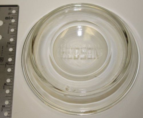 Rare hudson auto part - 5-1/2&#034; glass interior lens cover (1950s?)