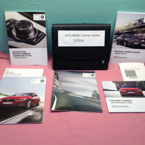 2013 mw 3 series sedan owners manual, books &amp; cover f30 320 328 335 new