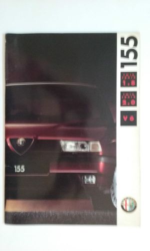 Alfa romeo 155 - catalogue / brochure  v6   1.8   2.0