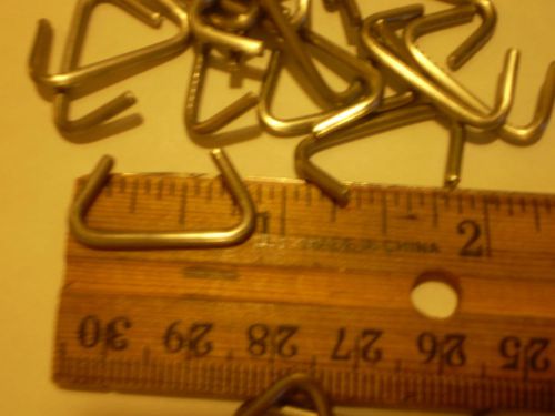 100 each 3/8&#034; 1/2&#034; 5/8&#034; 11/16&#034; stainless steel hog rings fencing crap pots aviar