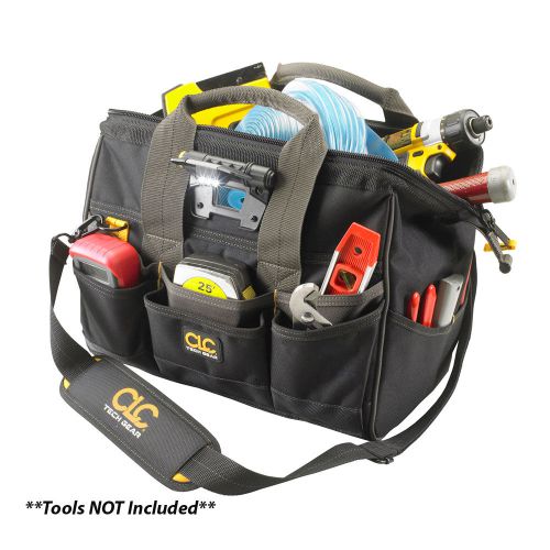 Clc l230 tech gear led lighted 14&#034; bigmouth tool bag -l230