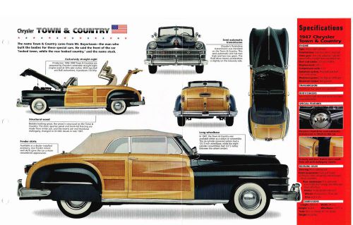 Chrysler town &amp; country imp brochure: 1946,1947,1948