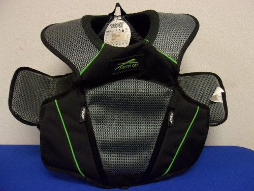 Arctic cat tek-vest mountain tek chest protector 5212-912 adult m black/green