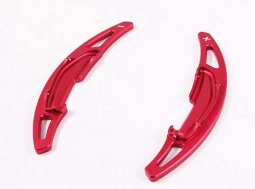 2pcs red aluminum racing paddle shifter extension for bmw m3 m4 m5 m6 2014 2015