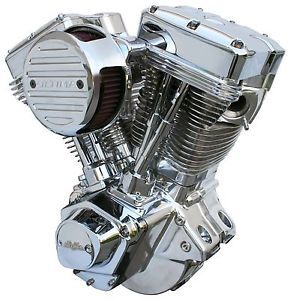 Ultima polished el bruto 127c.i complete unassembled engine for harley &amp; custom