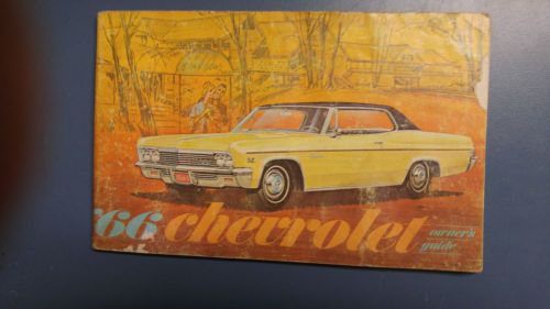 1966 chevrolet owner`s manual