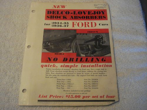 Delco lovejoy shock absorber flyer 1927-1937 ford