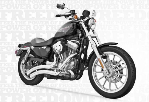 Freedom performance sharp radius exhaust chrome (hd00254)