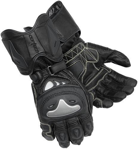 New cortech hydro-gt goatskin leather gloves, black, 2xl/xxl