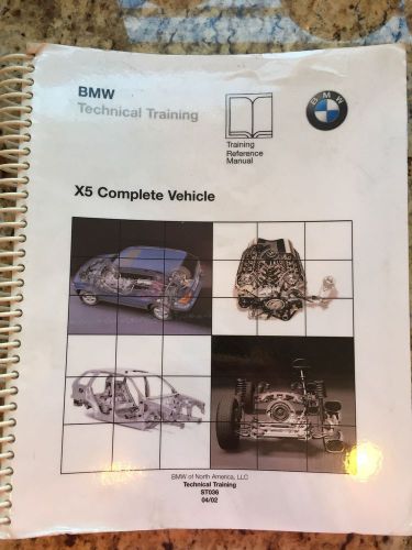 Bmw technical training manual - x5 complete vehicle st036 dealer manual