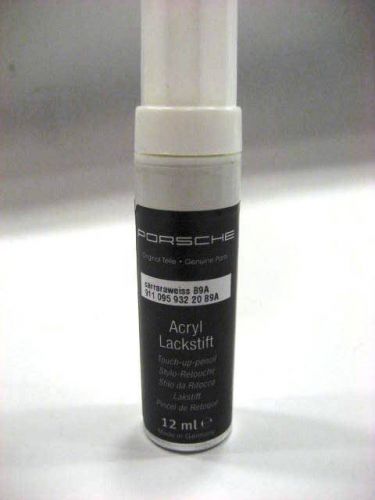 Oem porsche touch up paint carrara white