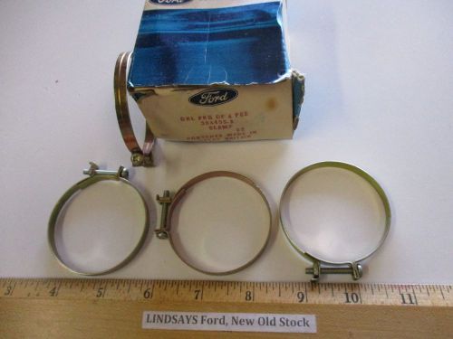 4 pcs 1 ford box 1983/1989 escort &#034;clamp&#034; steering nos free shipping