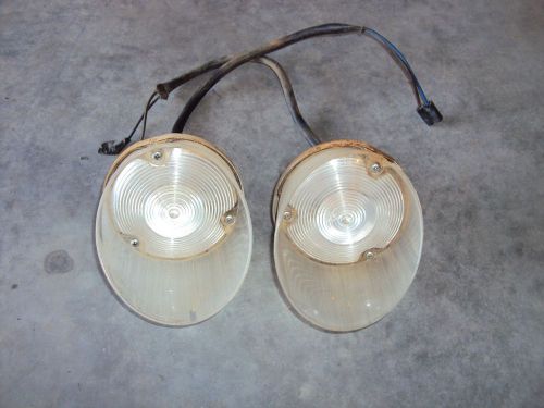 1972 oldsmobile cutlass / 442 front turn signal lamps lights 72