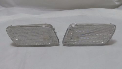 96-99 mercedes e320 430 front side marker light clear