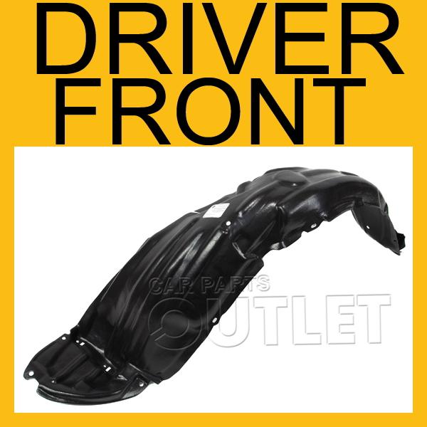 08 09 10 scion xd driver front fender liner plastic splash shield hatchback left