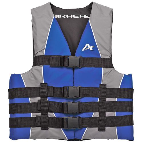 Airhead closed sided adult nylon life vest blue sm/md