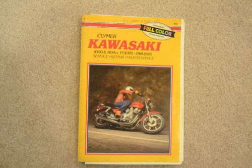 Kawasaki kz1000-kz1100 shop manual