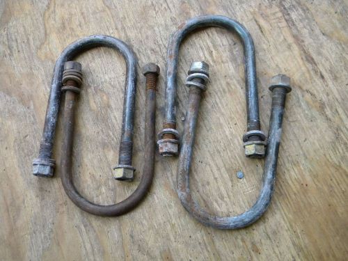 Nissan hardbody d21 rear u-bolts includes washers and nuts 2 wheel drive