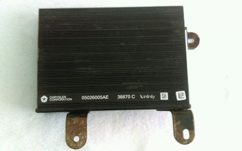 2002 chrysler sebring infinity factory amp amplifier oem 05026005ae