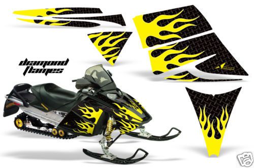 Skidoo rev snowmobile sled graphics wrap ski sticker dy