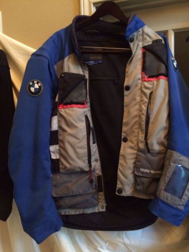 Bmw rallye 2 pro jacket &amp; pants. $350 armor, goretex   blue/grey size 114(44l?)