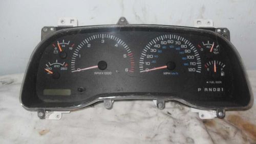 98 dodge ram 1500 pickup speedometer cluster at w/tachometer mph 44411