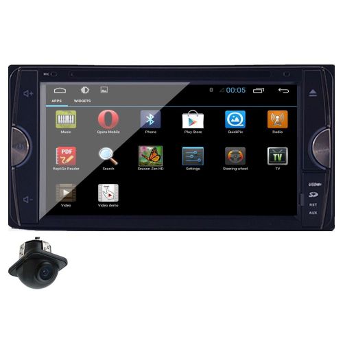 Android 4.4 car stereo for toyota hilux rav4 camry prado gps navigation 3g + cam