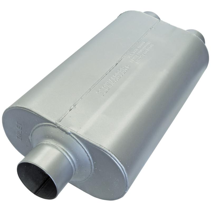 Flowmaster 50 h.d. muffler - 3.00 center in / 2.50 dual out - moderate sound