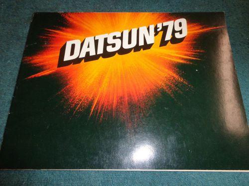 1979 datsun 280z / 210 / 510 810+  sales brochure / original dealership catalog