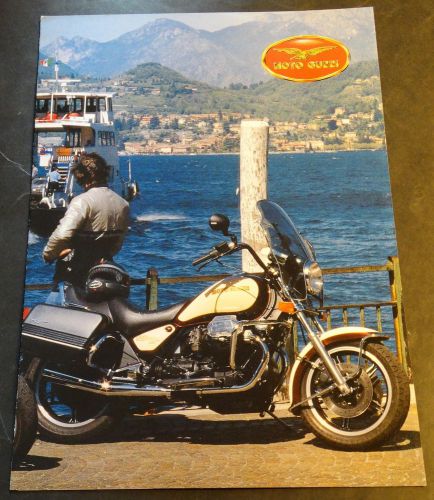 1988 moto guzzi motorcycle california iii sales brochure 6 pages nice  (437)