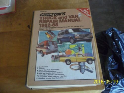 Chilton&#039;s truck and van repair manual 1982-1988