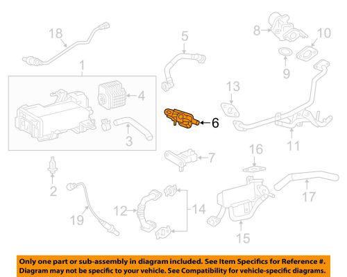 Lexus toyota oem 2015 nx300h 2.5l-l4 emission-vacuum valve 2586036100