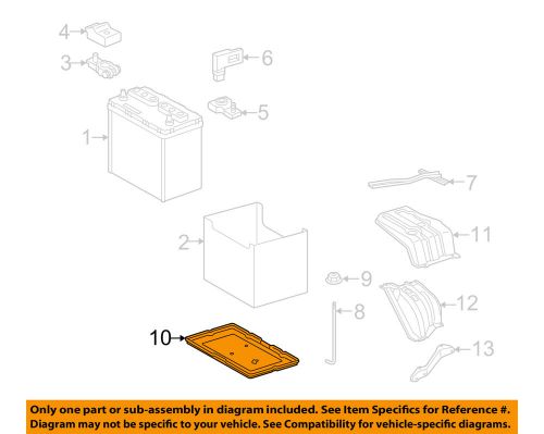 Toyota oem 13-15 rav4 2.5l-l4-battery tray 744310r040