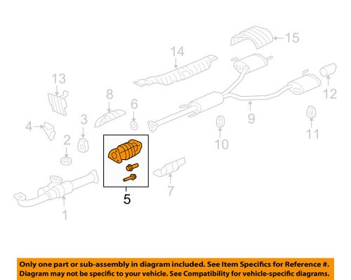 Honda oem 09-11 pilot 3.5l-v6-catalytic converter 18160rn0a00