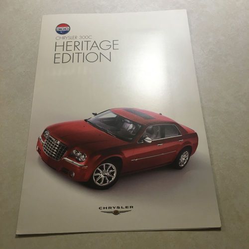 Chrysler 300 c heritage edition auto show color handout