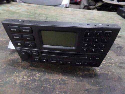 05 jaguar x type a/v equipment am-fm-stereo-cd id: 4x43-18b876-ac