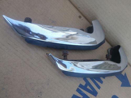 71-72 chevelle el camino gmc sprint malibu front bumper guards oem used