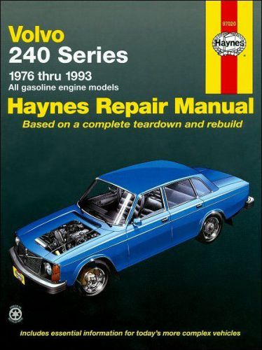 Volvo 240 series repair manual 1976-1993