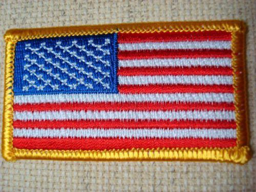 American flag patch  3.5&#034; x 2.25&#034;