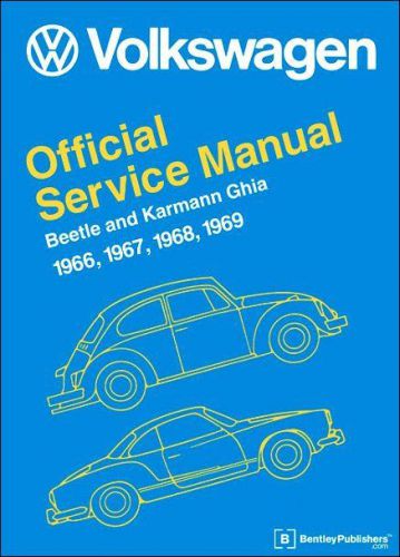 Vw beetle, karmann ghia repair manual 1966-1969