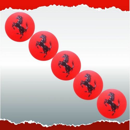 5x red ferrari enzo decals stickers set wheel center caps gto gtb ffx