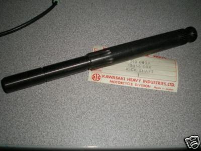 Nos kawasaki b8 f8 kickstarter shaft 13066-004