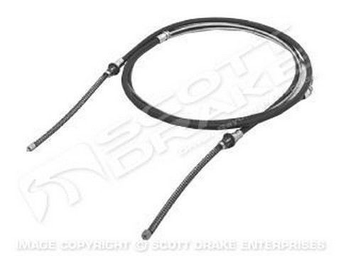 1967-70 ford mustang parking brake cable  scott drake parking brake cables