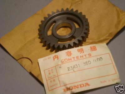 Nos honda 29t gear 74-75 cr125m cr125 m 23431-360-000