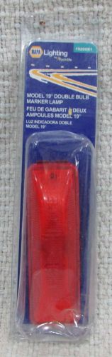 New unopened 2003 napa model 19 double bulb marker lamp red 19200r1 free s/h