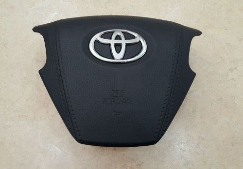 2014-2016 toyota highlander &amp; sienna drivers steering wheel airbag black nice