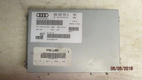 Vw auddi sirius radio receiver module tuner sat 8e0 035 593 d 8e0035593d